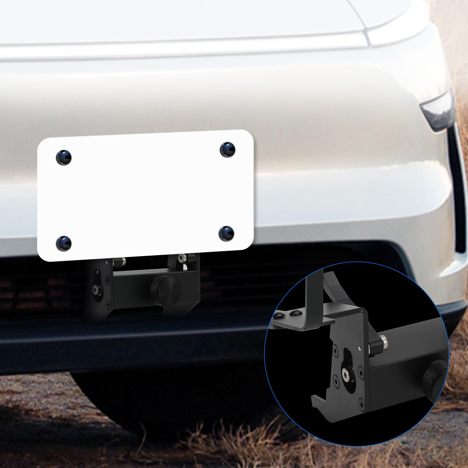 テスラ　ポケット・プレート Amazon.com: FormiPow Front License Plate Holder for Tesla